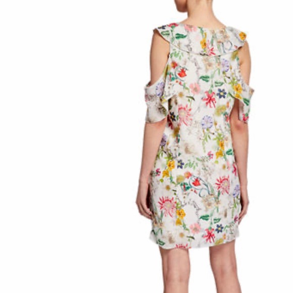 Parker V-neck Floral Mini Dress, NWT - Picture 2 of 7